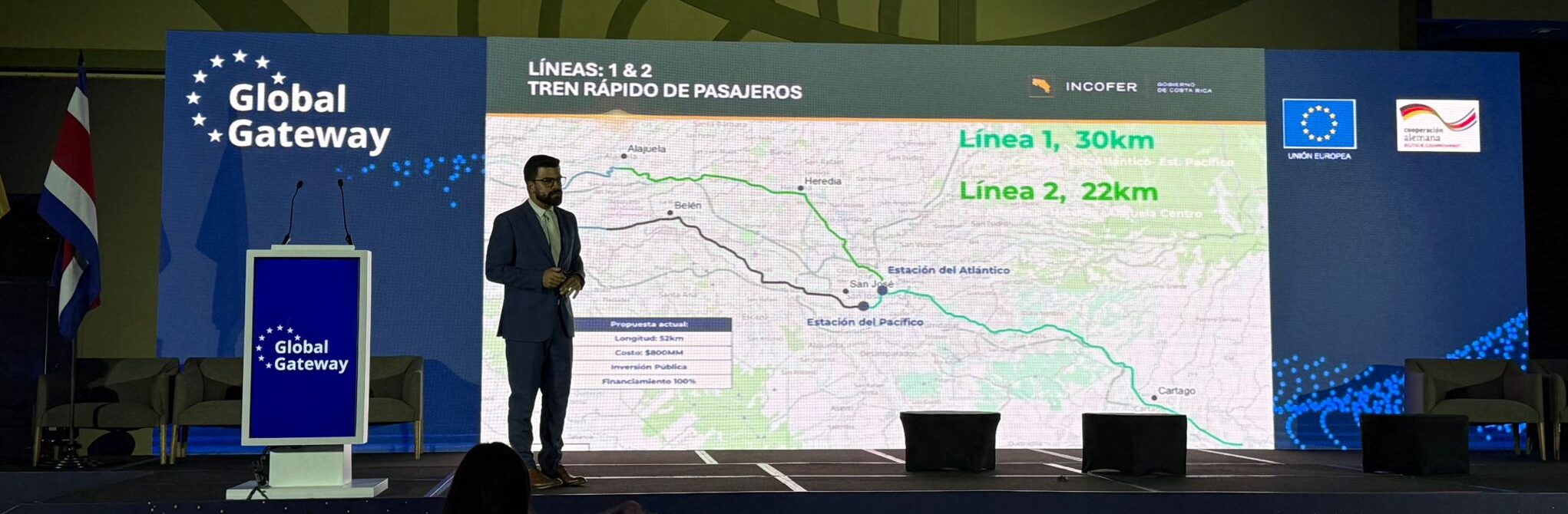 Tren rápido de pasajeros Costa Rica