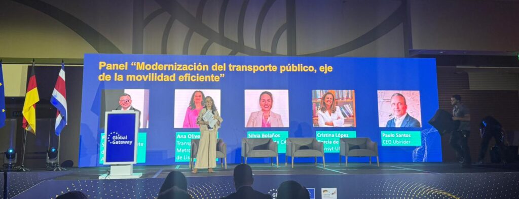 Panel movilidad sostenible integración transporte Costa Rica Global Gateway